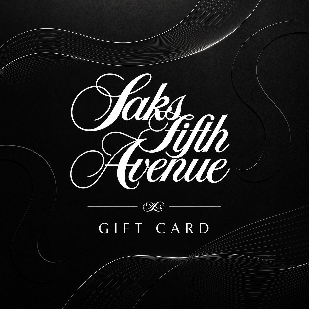 Saks Fifth Avenue gift card